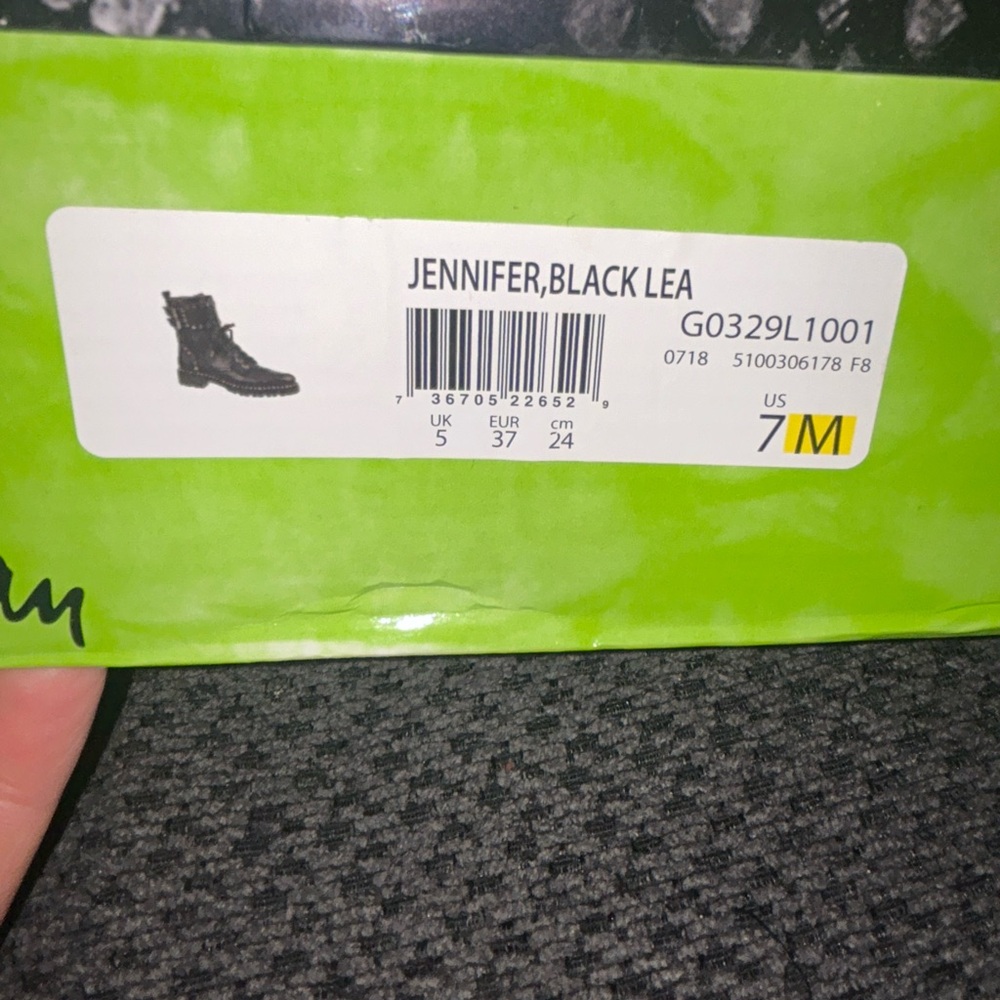 Sam Edelman Studded Black Combat Boots - Picture 4 of 4